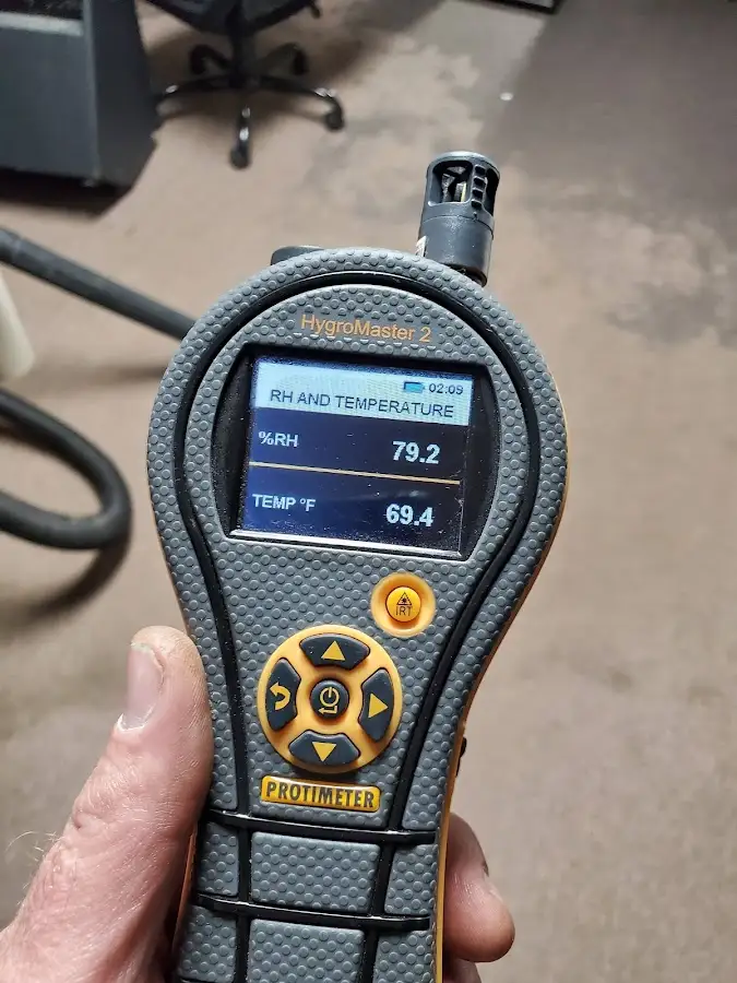 Moisture meter humidity assessment for Fire & Smoke Damage Restoration in Hempstead