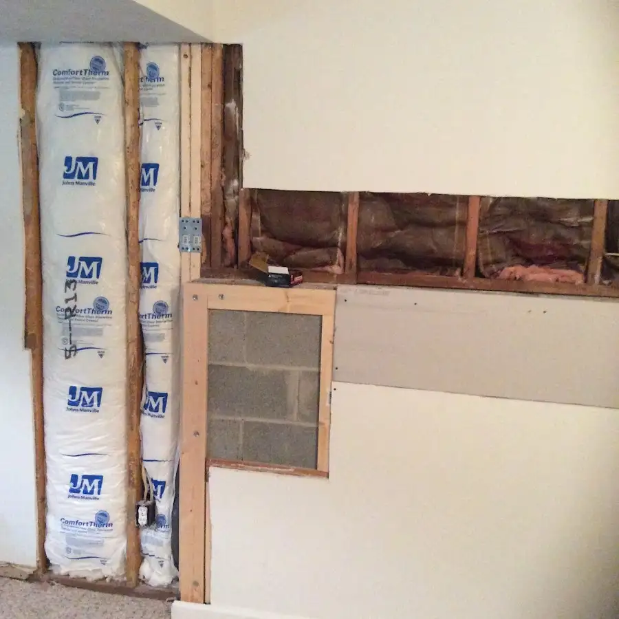 Wall insulation replacement during Odor Removal & Deodorization in Hempstead